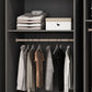 Wooden Wardrobe Cabinet with Soft Close Doors Hinged Wardrobe Armoire Clearhalo 'Armoires & Wardrobes' 'armoires_wardrobes' 'Bedroom Furniture' 'furn' 'furn_armoires_wardrobes' 'Furniture' 1200x1200_bd3069ee-d96f-4395-9fde-f42408e6ca70