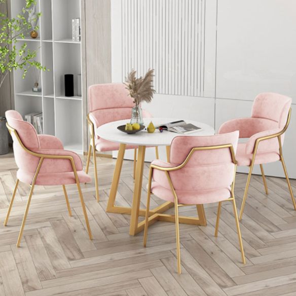 Traditional Faux Marble Top Dining Set with Gold Metallic Legs for Dining Furniture Clearhalo 'Dining Room Sets' 'Dining Tables & Seating' 'dining_room_set' 'furn' 'furn_dining_room_set' 'Furniture' 'furniture_dining_room_set' 'Kitchen & Dining Furniture' 'kitchen&dining_furn' 'kitchen' 1200x1200_bd306a60-774c-42a7-8651-a426c1160abf