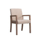 Farmhouse Home Upholstered Arm Chair Matte Finish Solid Back Dining Chair Clearhalo ' kitchen&dining_furn' 'Dining Chairs' 'Dining Tables & Seating' 'dining_chair' 'furn' 'furn_dining_chair' 'Furniture' 'furniture_dining_chair' 'Kitchen & Dining Furniture' 'kitchen' 1200x1200_bd31b0e7-0cb5-45c8-b3c7-51568741c37b