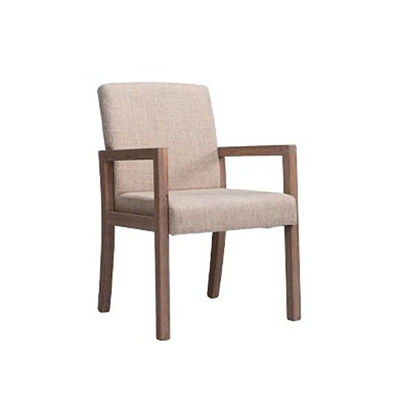 Farmhouse Home Upholstered Arm Chair Matte Finish Solid Back Dining Chair Clearhalo ' kitchen&dining_furn' 'Dining Chairs' 'Dining Tables & Seating' 'dining_chair' 'furn' 'furn_dining_chair' 'Furniture' 'furniture_dining_chair' 'Kitchen & Dining Furniture' 'kitchen' 1200x1200_bd31b0e7-0cb5-45c8-b3c7-51568741c37b