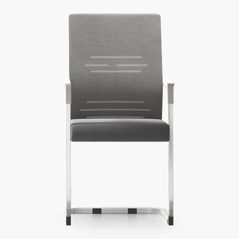 Sedia da ufficio a armi fisse moderna senza ruote sedia da gioco ergonomico