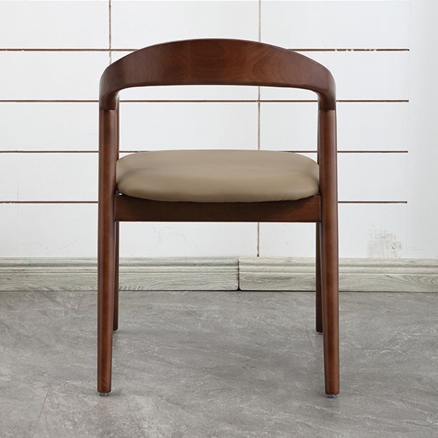 Modern Wood Base Indoor Chair 23''Wide Open Back Dining Side Chair with 4 Legs for Restaurant Clearhalo ' kitchen&dining_furn' 'Dining Chairs' 'Dining Tables & Seating' 'dining_chair' 'furn' 'furn_dining_chair' 'Furniture' 'furniture_dining_chair' 'Kitchen & Dining Furniture' 'kitchen' 1200x1200_bd324867-3ace-42dc-90f7-18c3a23e0038