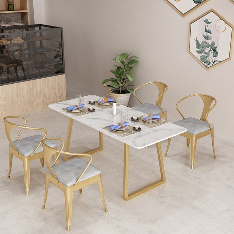 Industrial Style Dining Site Table Stone Sled Base Dining Room Home Furniture Clearhalo ' dining_table' 'Dining Tables & Seating' 'Dining Tables' 'furn' 'furn_dining_table' 'Furniture' 'furniture_dining_table' 'Kitchen & Dining Furniture' 'kitchen&dining_furn' 'kitchen' 'kitchen_dining_table' 1200x1200_bd32b1e8-5fe4-441d-9307-09672260e247