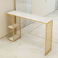 Glam Style Rectangle Counter Table Marble Top 42-inch Height Table for Dining Room Clearhalo 'Bar Furniture' 'Bar Tables' 'bar_tables' 'furn' 'furn_bar_tables' 'Furniture' 'furniture_bar_tables' 'Kitchen & Dining Furniture' 'kitchen&dining_furn' 'kitchen' 1200x1200_bd33393a-ca9f-49ff-a850-6517c861dc5d