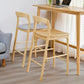 Industrial Style Counter Chair Solid Wood Footrest Counter Stool for Restaurant Clearhalo 'Bar Furniture' 'Bar Stools' 'bar_stools' 'furn' 'furn_bar_stools' 'Furniture' 'Kitchen & Dining Furniture' 1200x1200_bd334c07-603e-4cac-a57f-493348d1b077