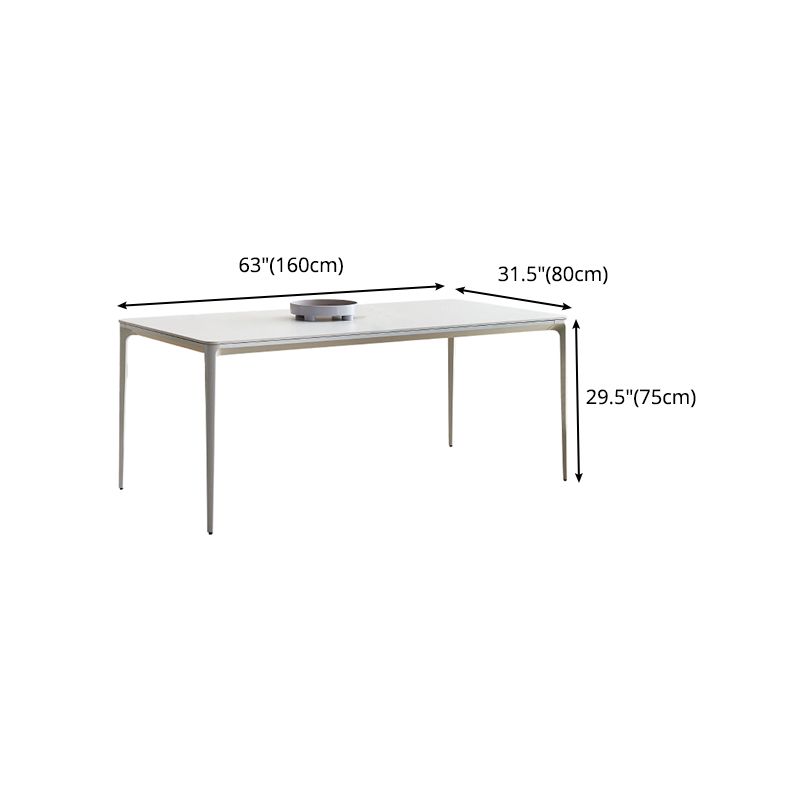 Designer Style 1/2/5/7 Pieces Dining Set Sintered Stone Dining Table with Leather Chairs Clearhalo 'Dining Room Sets' 'Dining Tables & Seating' 'dining_room_set' 'furn' 'furn_dining_room_set' 'Furniture' 'furniture_dining_room_set' 'Kitchen & Dining Furniture' 1200x1200_bd351c20-08b8-4cdd-bfae-8be9829f7432