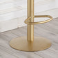 Glam Armless Counter Height Stools with Footrest for Restaurant