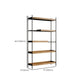 Contemporary Wooden Bookshelf Open Back Etagere Bookcase with Shelves Clearhalo 'Bookcases' 'furn' 'furn_bookcases' 'Furniture' 'Office Furniture' 1200x1200_bd35f71e-d17d-456c-bda8-52b31171c369
