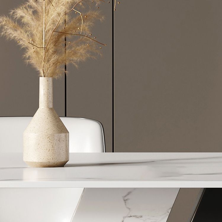 Modern Style 1/3/4/5/7 Pieces Dining Sintered Stone Dining Table Set for Kitchen Clearhalo 'Dining Room Sets' 'Dining Tables & Seating' 'dining_room_set' 'furn' 'furn_dining_room_set' 'Furniture' 'furniture_dining_room_set' 'Kitchen & Dining Furniture' 1200x1200_bd3779ff-0706-42ab-aa67-97969f869e00