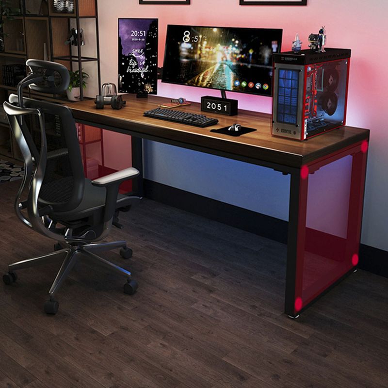 Escritorio de escritura de madera moderna escritorio rectangular de la oficina para el hogar y la oficina