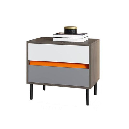 ベッドルーム用のコンテンポラリーアクセントテーブルナイトスタンド木製ナイトテーブル