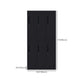 Black Steel Wardrobe with Hinged Door Industrial Storage Cabinet for Bathroom Clearhalo 'Armoires & Wardrobes' 'armoires_wardrobes' 'Bedroom Furniture' 'furn' 'furn_armoires_wardrobes' 'Furniture' 1200x1200_bd3e7289-7d23-4184-b10e-c8dad9c25da9