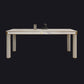 Luxury Sintered Stone Dining Table 4 Legs Base Scratch Resistant Rectangle Table for Home Clearhalo ' dining_table' 'Dining Tables & Seating' 'Dining Tables' 'furn' 'furn_dining_table' 'Furniture' 'furniture_dining_table' 'Kitchen & Dining Furniture' 'kitchen&dining_furn' 'kitchen' 'kitchen_dining_table' 1200x1200_bd3ebd0e-8c9a-47a6-a246-957092360314