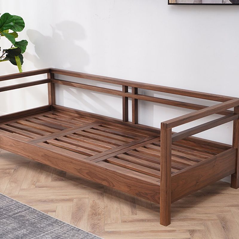 Solid Wood Farmhouse Loose Back Square Arm Sofa with Grey Cushions Clearhalo 'furn' 'furn_sofas' 'Furniture' 'Living Room Furniture' 'Sofa' 'sofas' 1200x1200_bd41d35a-7fd7-4422-a5c1-e4299a30da32