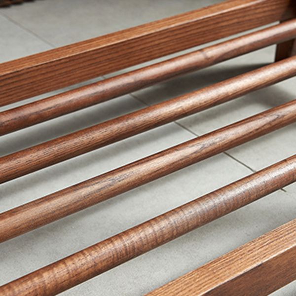 Brown in stile contemporaneo armadio cenere di cenere armadio aperto con asta di abbigliamento