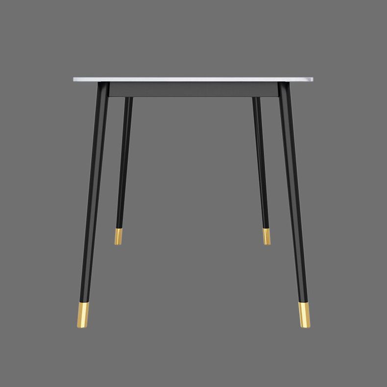 Sintered Stone Dining Table Traditional Luxury White Table with 4 Legs Clearhalo 'Dining Tables & Seating' 'Dining Tables' 'dining_table' 'furn' 'furn_dining_table' 'Furniture' 'furniture_dining_table' 'Kitchen & Dining Furniture' 'kitchen' 'kitchen_dining_table' 1200x1200_bd46bd47-4828-4b95-b7a6-ff90e15a78e8