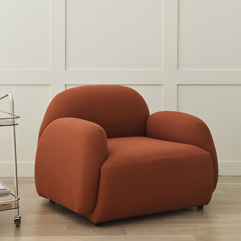 Modern Tight Back Settee Couch Square Arm Standard Sofa Couch