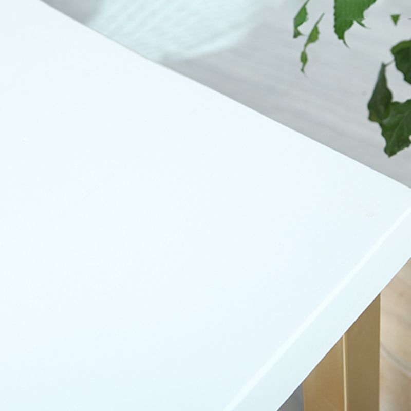 Juego de mesa de Pub rectangular moderna de 1/4 piezas, mesa de mostrador de madera con taburetes altos