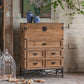 Brown Accent Cabinet Wood and Metal Chest with Storage Drawers Clearhalo 'Cabinets & Chests' 'cabinets_chests' 'furn' 'furn_cabinets_chests' 'Furniture' 'Living Room Furniture' 1200x1200_bd4bcc26-0e71-42dd-a0c8-e9b50cab90c3
