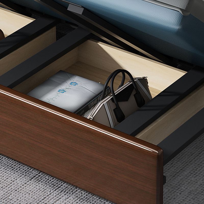 Divano per dormiente moderno in pelle finta 31,45 "H divano a braccia quadrate imbottite