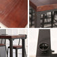 1/4/7 Pieces Industrial Rectangular Pub Table Set Wooden Counter Table with High Stools Clearhalo 'Bar Furniture' 'furn' 'furn_home_bar_bar_sets' 'Furniture' 'Home Bars & Bar Sets' 'home_bar_bar_sets' 'Kitchen & Dining Furniture' 1200x1200_bd4eaf09-36ad-4a3a-95c6-9c82ed14988f