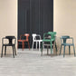 Contemporary Home Arm Chair Slat Back Plastic Stackable Dining Room Chair Clearhalo ' kitchen&dining_furn' 'Dining Chairs' 'Dining Tables & Seating' 'dining_chair' 'furn' 'furn_dining_chair' 'Furniture' 'furniture_dining_chair' 'Kitchen & Dining Furniture' 'kitchen' 1200x1200_bd50cbc4-adb8-4095-9e59-aafe190467cd