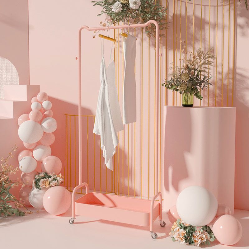 Rack de manteau métallique de style moderne pure couleur étagère de conception de conception de conception de conception