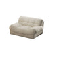 Transitional Modern Biscuit Back Standard Sofa 31.5"High Armless Sofa,Beige Clearhalo 'furn' 'furn_sofas' 'Furniture' 'Living Room Furniture' 'Sofa' 'sofas' 1200x1200_bd515aea-7ea2-4ea2-a6fb-49872852fa8f