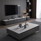 Modern Rectangle Cocktail Table Slate Coffee Table with 4 Drawers