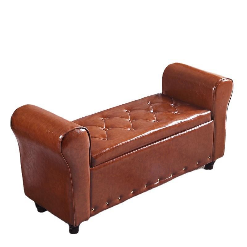 15.7" Wide Mid-Century Modern Entryway and Bedroom Bench Cushioned Bench Clearhalo 'Benches' 'Chairs & Seating' 'furn' 'furn_benches' 'Furniture' 'Living Room Furniture' 1200x1200_bd572bd0-8de7-4deb-88a1-3972407eb058