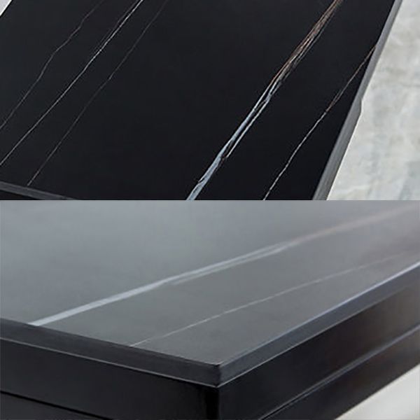 Nordic Rectangle Bar Table 42-inch Height Iron Pedestal Bistro Table Clearhalo 'Bar Furniture' 'Bar Tables' 'bar_tables' 'furn' 'furn_bar_tables' 'Furniture' 'furniture_bar_tables' 'Kitchen & Dining Furniture' 1200x1200_bd581066-653f-4c8f-90a1-b9486cda257a