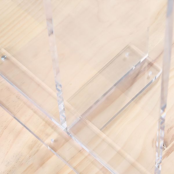 Industrial Acrylic Counter Height Stools 4 Legs Bar Stool for Indoor Clearhalo 'Bar Furniture' 'Bar Stools' 'bar_stools' 'furn' 'furn_bar_stools' 'Furniture' 'Kitchen & Dining Furniture' 1200x1200_bd582ecc-b5a0-4b3d-8790-cef4eced794a