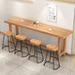 Ensemble de Table de Bar marron moderne, 1/6/11 pièces, ensemble de Bar en bois massif pour l'intérieur