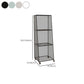 Urban Closed Back Bookshelf Metal Vertical Bookcase for Living Room
