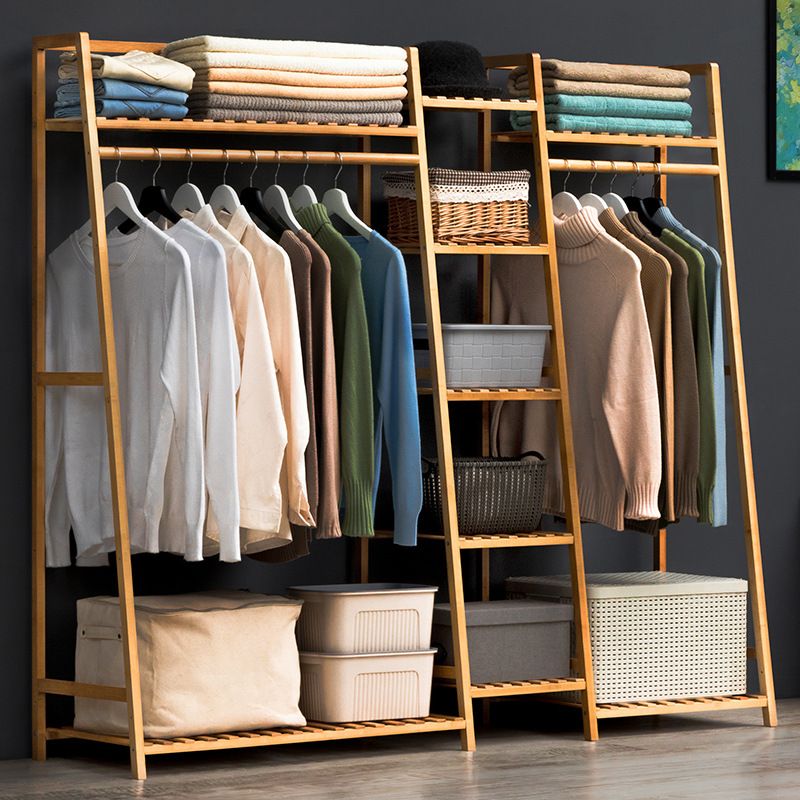 Rastrello in stile contemporaneo in bambù solido planimetro di design per soggiorno per soggiorno