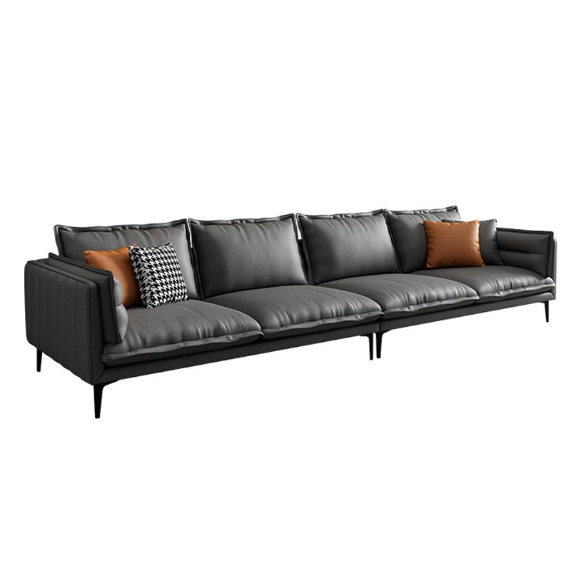 28.74" H Modern Pillow Top Arm Sofa with Cushion Back for Living Room, Brown Clearhalo 'furn' 'furn_sofas' 'Furniture' 'furniture_sofas' 'kitchen' 'kitchen_sofas' 'Living Room Furniture' 'Sofa' 'sofas' 1200x1200_bd5c1193-86ef-42b7-bdd1-f00cbf9eb21a