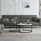Minimalism Frame Cocktail Table Slate Top Coffee or End Table with Storage Drawers Clearhalo 'Coffee & Accent Tables' 'Coffee Tables' 'coffee_tables' 'furn' 'furn_coffee_tables' 'Furniture' 'Living Room Furniture' 1200x1200_bd5f20de-2d74-4849-942b-97bce71c7eda
