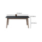 Modern Dining Table with Ash Wood Legs Rectangle Dinette Table Clearhalo 'Dining Tables & Seating' 'Dining Tables' 'dining_table' 'furn' 'furn_dining_table' 'Furniture' 'Kitchen & Dining Furniture' 1200x1200_bd6036dc-bae4-4cc1-bacb-c823f977956b
