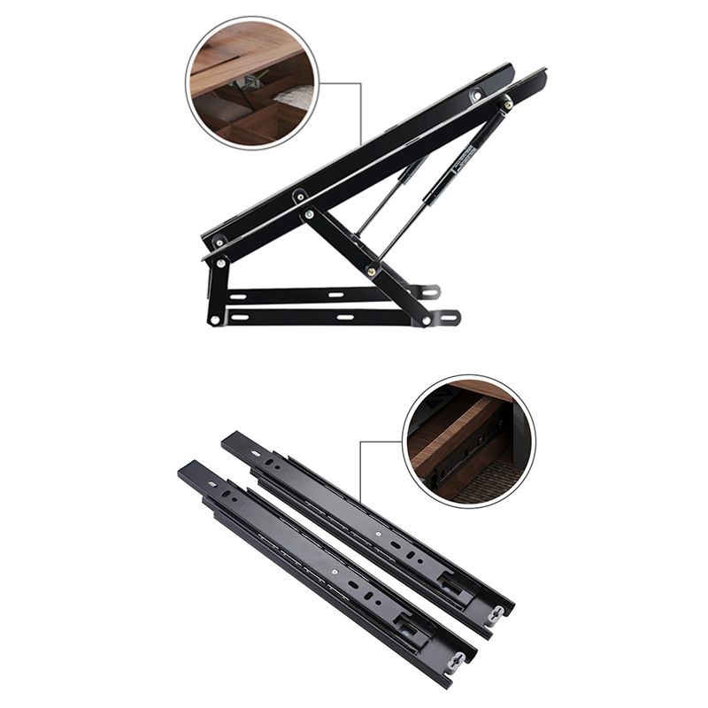 Mid-Century Modern Platform Bed Upholstered Headboard Panel Bed with Drawers