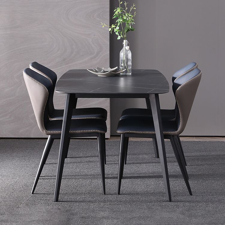 Modern Kitchen Sintered Stone Furniture with Standard Height Compact Dining¬†Room¬†Table¬†Set Clearhalo 'Dining Room Sets' 'Dining Tables & Seating' 'dining_room_set' 'furn' 'furn_dining_room_set' 'Furniture' 'furniture_dining_room_set' 'Kitchen & Dining Furniture' 'kitchen&dining_furn' 'kitchen' 1200x1200_bd6783cf-fa3a-4591-ace3-c393f2213a54