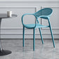 Contemporary Plastic Dining Armchair Chair Open Back Dining Side Chair for Kitchen Clearhalo ' kitchen&dining_furn' 'Dining Chairs' 'Dining Tables & Seating' 'dining_chair' 'furn' 'furn_dining_chair' 'Furniture' 'furniture_dining_chair' 'Kitchen & Dining Furniture' 'kitchen' 1200x1200_bd68eaa0-90f8-4baa-a04e-9e209b2668c0