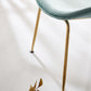Upholstered Velvet Armless Dining Chairs Solid Back Side Chair with Metal Legs Clearhalo ' kitchen&dining_furn' 'Dining Chairs' 'Dining Tables & Seating' 'dining_chair' 'furn' 'furn_dining_chair' 'Furniture' 'furniture_dining_chair' 'Kitchen & Dining Furniture' 'kitchen' 1200x1200_bd691d4a-67d6-4202-b4c9-0e892857360c