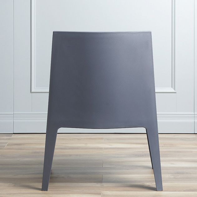 Contemporary Style Dining Chairs Arm Dining Chairs with Plastic Legs for Kitchen Clearhalo 'Dining Chairs' 'Dining Tables & Seating' 'dining_chair' 'furn' 'furn_dining_chair' 'Furniture' 'Kitchen & Dining Furniture' 1200x1200_bd69306e-cabb-48b9-902e-f306d9e73a61