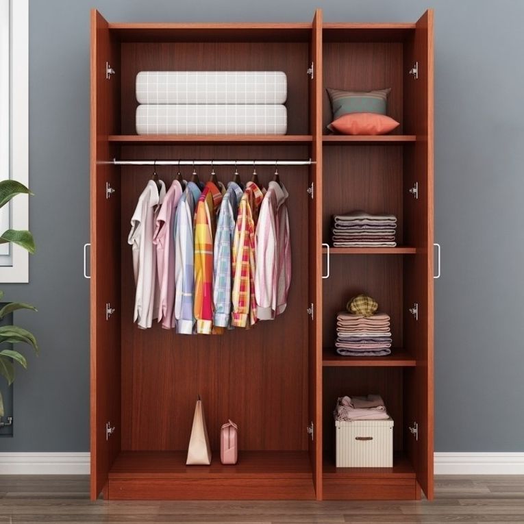 Contemporary Style Wood Wardrobe Soft Close Door Wardrobe Closet for Bedroom Clearhalo 'Armoires & Wardrobes' 'armoires_wardrobes' 'Bedroom Furniture' 'furn' 'furn_armoires_wardrobes' 'Furniture' 1200x1200_bd695d4b-fc7a-410a-bc40-d5f55f5ab425