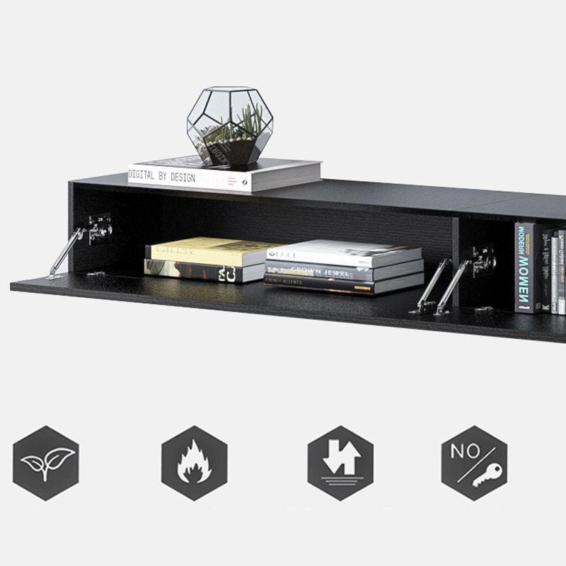 Modern Wood TV Media Stand Wall-mounted TV Console for Living Room Clearhalo 'furn' 'furn_tv_stands_entertainment_centers' 'Furniture' 'Living Room Furniture' 'TV Stands & Entertainment Centers' 'TV Stands & Media Storage Furniture' 'tv_stands_entertainment_centers' 1200x1200_bd6a3c46-aaaa-49cf-8b9a-cb7fee9abe0e