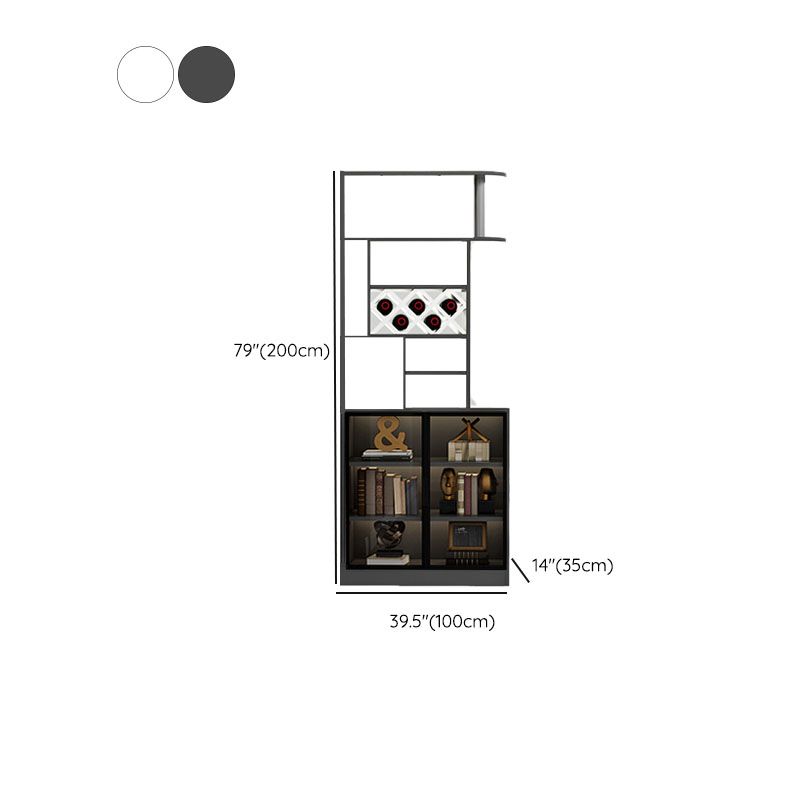 Modern Bar Pulls White and Gray Cabinets Included Wood Accent Cabinet