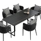 Contemporary Rectangle Dining Table Sintered Stone Dining Table with Black Double Pedestal Clearhalo ' dining_table' 'Dining Tables & Seating' 'Dining Tables' 'furn' 'furn_dining_table' 'Furniture' 'furniture_dining_table' 'Kitchen & Dining Furniture' 'kitchen&dining_furn' 'kitchen' 'kitchen_dining_table' 1200x1200_bd6f7e47-5810-40c6-ad8a-baec8e3d11bb