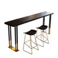 Hedendaagse rechthoek tegen-hoog pubtafel Coffee Shop Sled Pub Bar Table