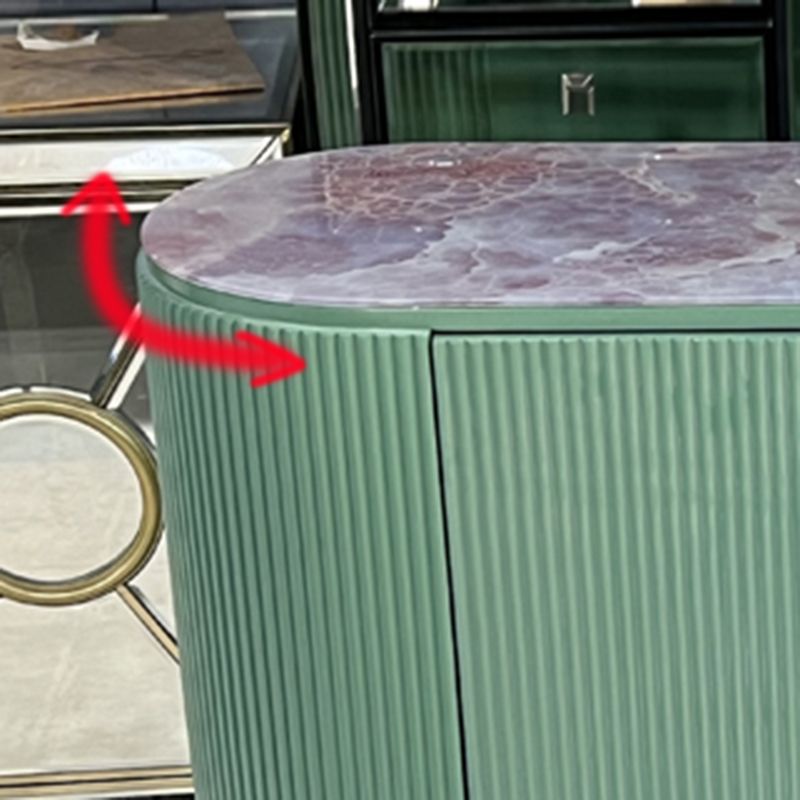 Cassettiera portaoggetti moderna in pietra con piano in pietra per camera da letto