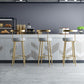 Glam Style Velvet Cushion Stool Low Back Bar Stool with Metal Leg Clearhalo 'Bar Furniture' 'Bar Stools' 'bar_stools' 'furn' 'furn_bar_stools' 'furniture_bar_stools' 'Kitchen & Dining Furniture' 'kitchen&dining_furn' 'kitchen' 'kitchen_furn' Furniture' 1200x1200_bd767b16-cf92-40aa-b302-7f82651b3e40